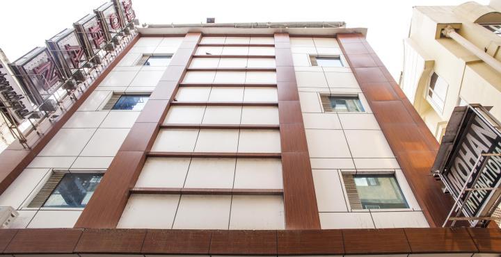 Hotel Mohan International New Delhi Exteriör bild